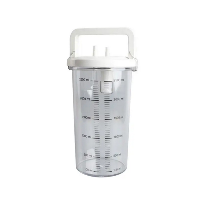 Vacuum bottle for aspirator suction canister